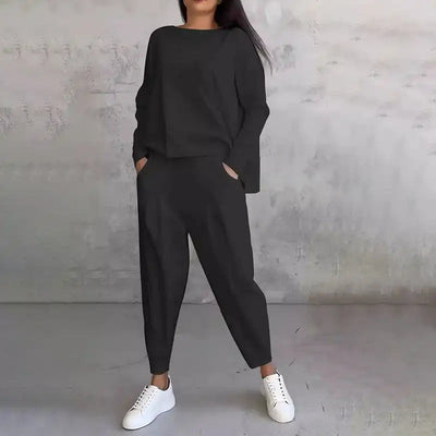 Emily | Set Elegante con Manica Lunga e Pantaloni Comodi