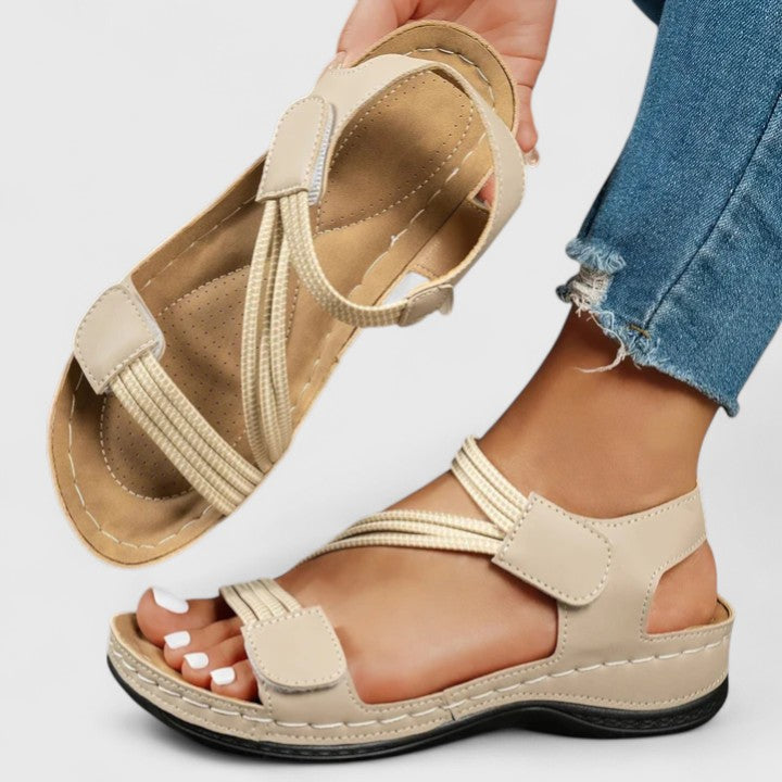 Beatrice | Sandali Comfy Donna Beige dal Design Minimal