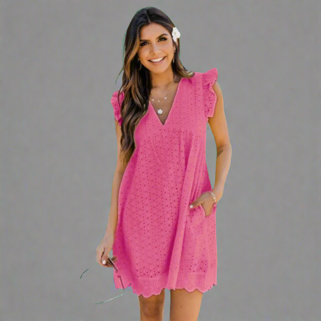 Caterina | Abito Estivo 2-in-1 con Pantaloncino Integrato in Tessuto Leggero e Traspirante