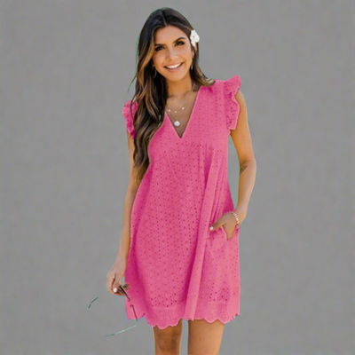 Caterina | Abito Estivo 2-in-1 con Pantaloncino Integrato in Tessuto Leggero e Traspirante