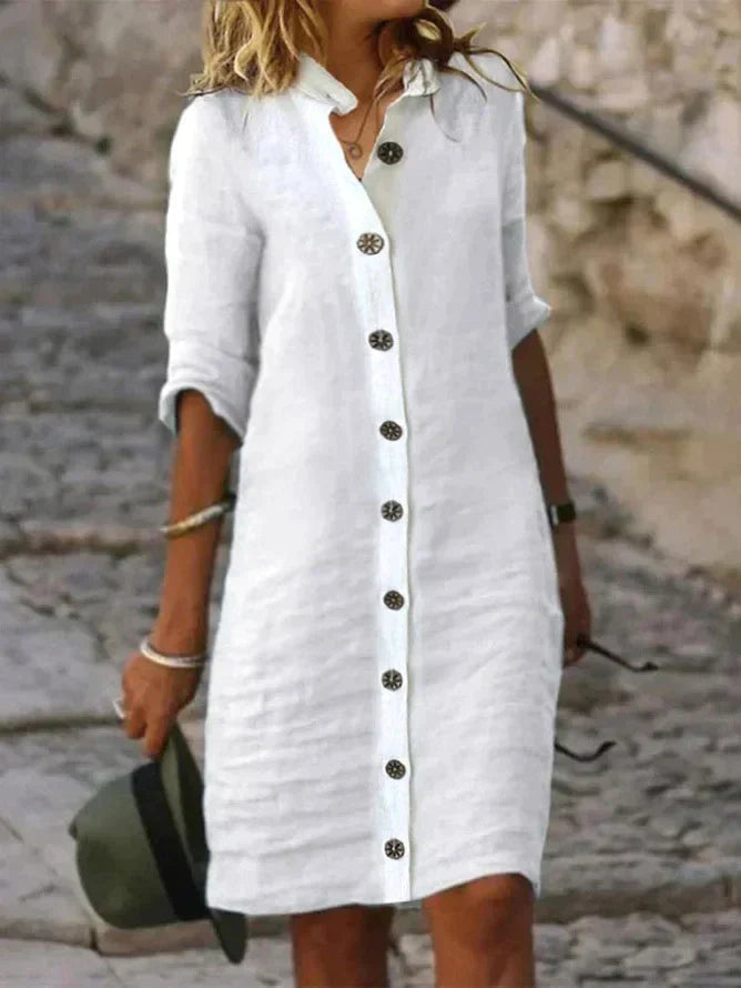 Arielle - Vestito midi elegante in cotone