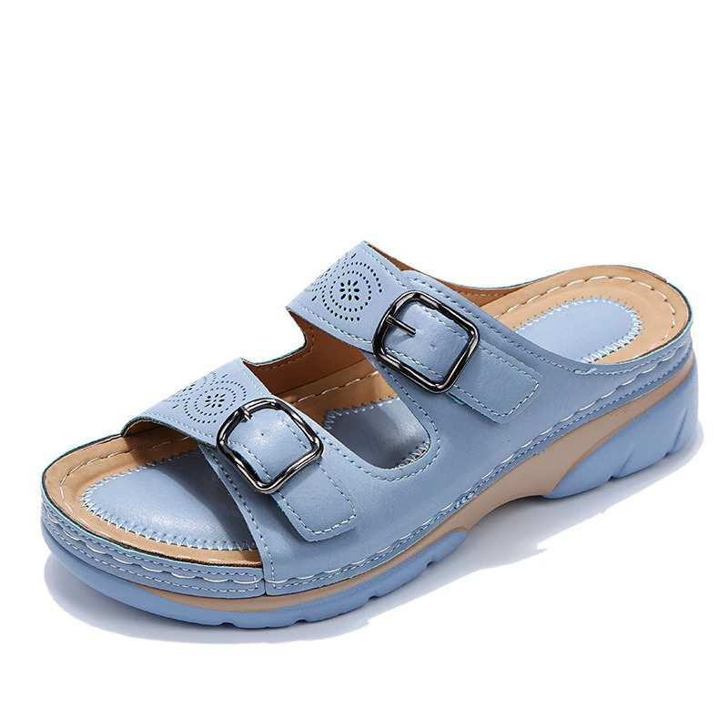 Lorna | Sandali Ortopedici in Pelle Comfort
