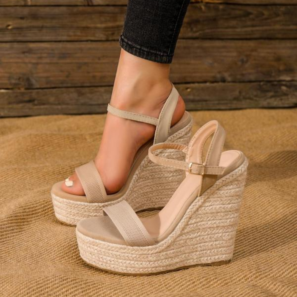 Chiara | Sandali Espadrillas da Donna Capri con Zeppa