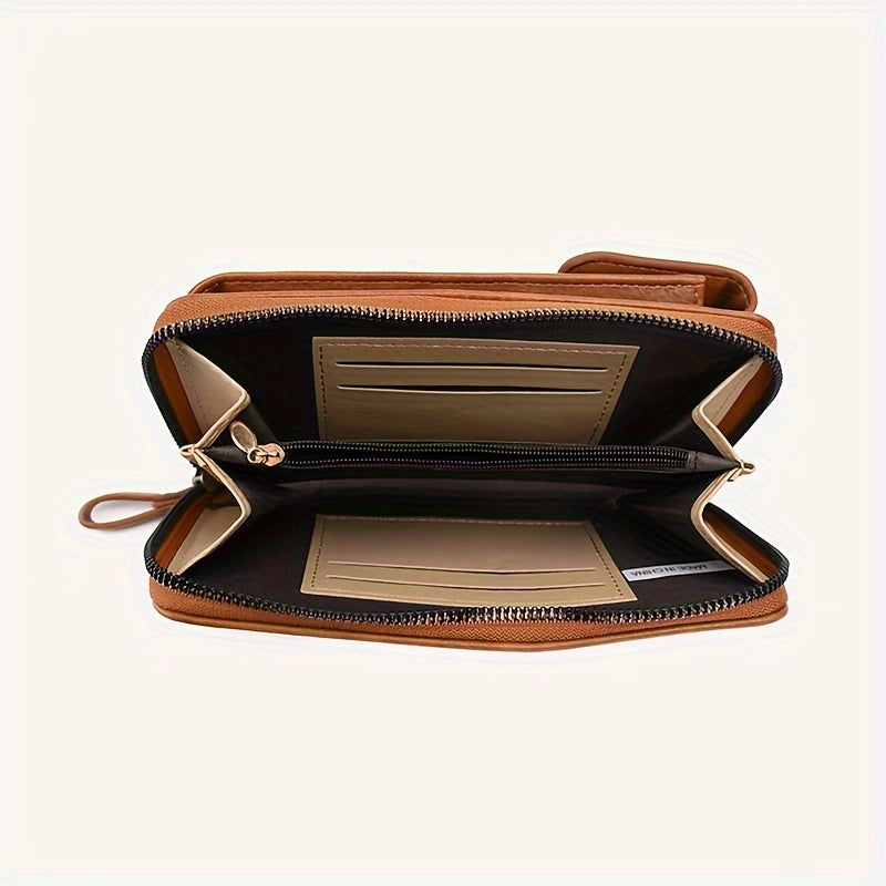 Borsa chic compatta in pelle di Nicole