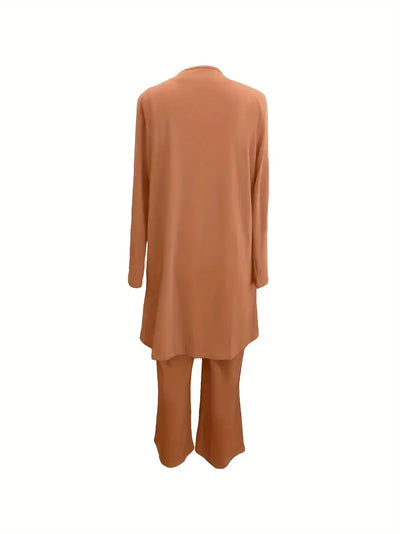 Lucy | Set Elegante 3 Pezzi con Cardigan, Top e Pantaloni per Uno Stile Completo