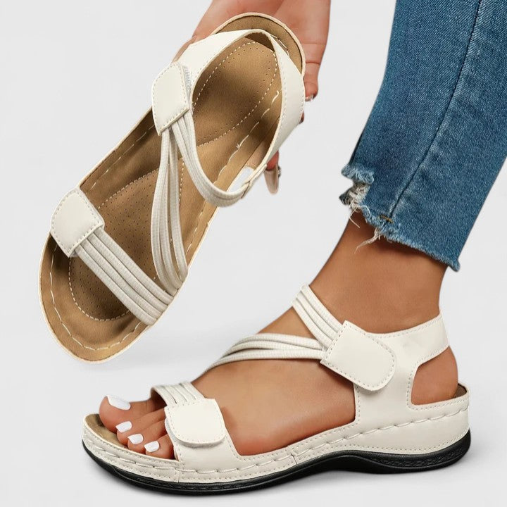 Beatrice | Sandali Comfy Donna Beige dal Design Minimal