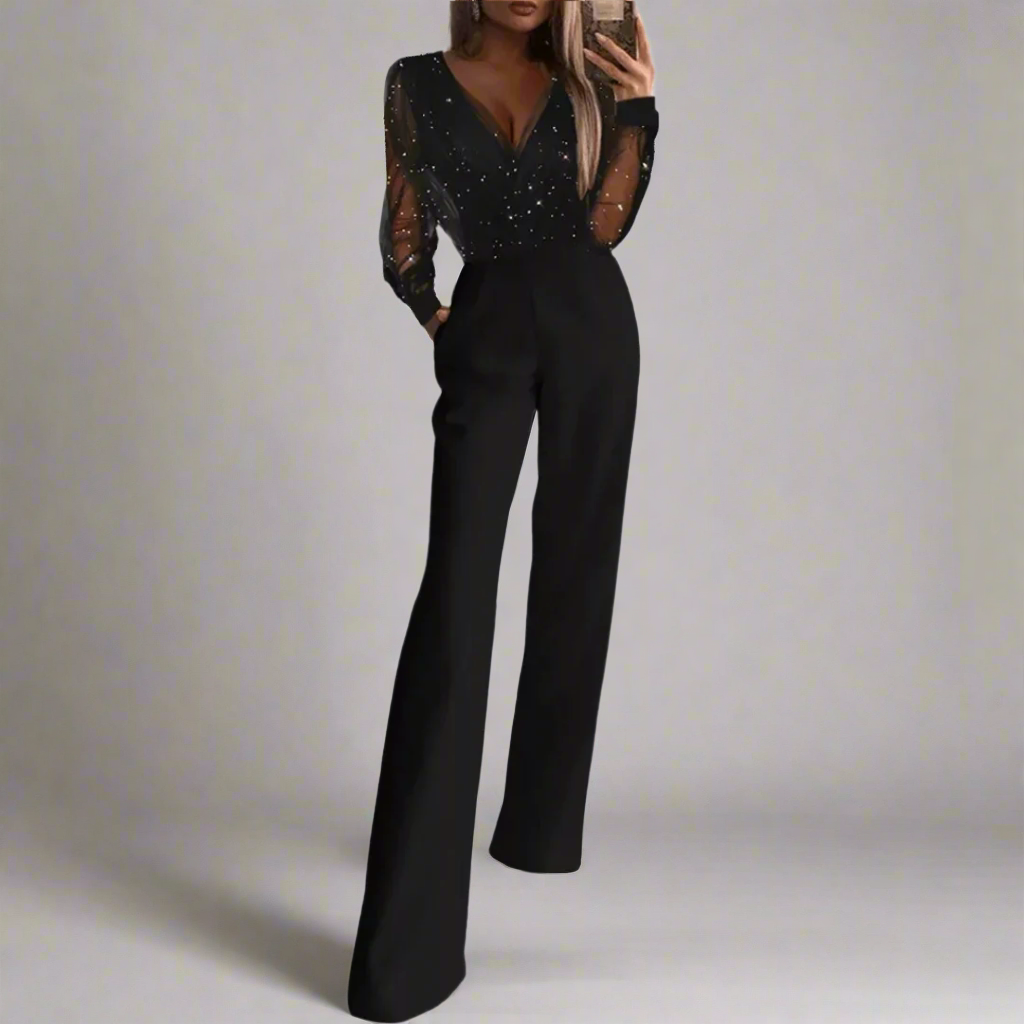 Alessia | Jumpsuit Elegante in Tessuto Premium