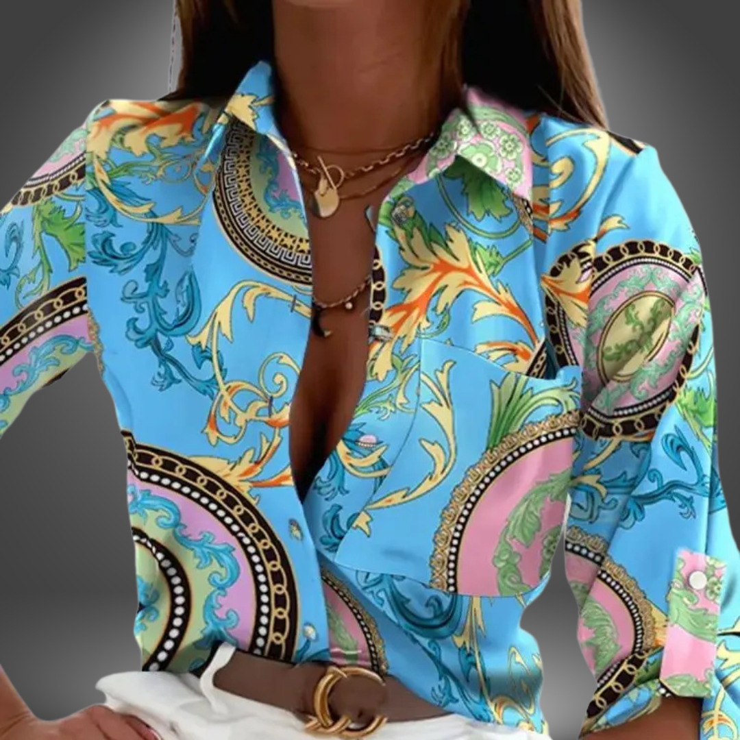 Sonia | Blusa Artistica Elegante da Donna in Tessuto Premium