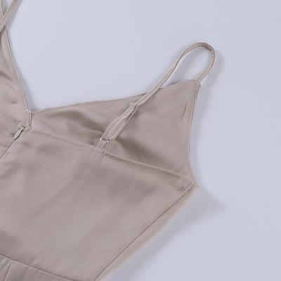 Elena | Abito Lungo Elegante Con Spacco