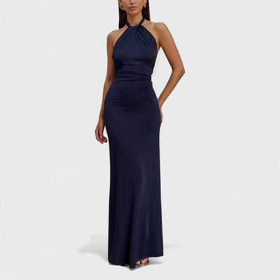 Klara | Abito Curvy Elegante con Collo Halter