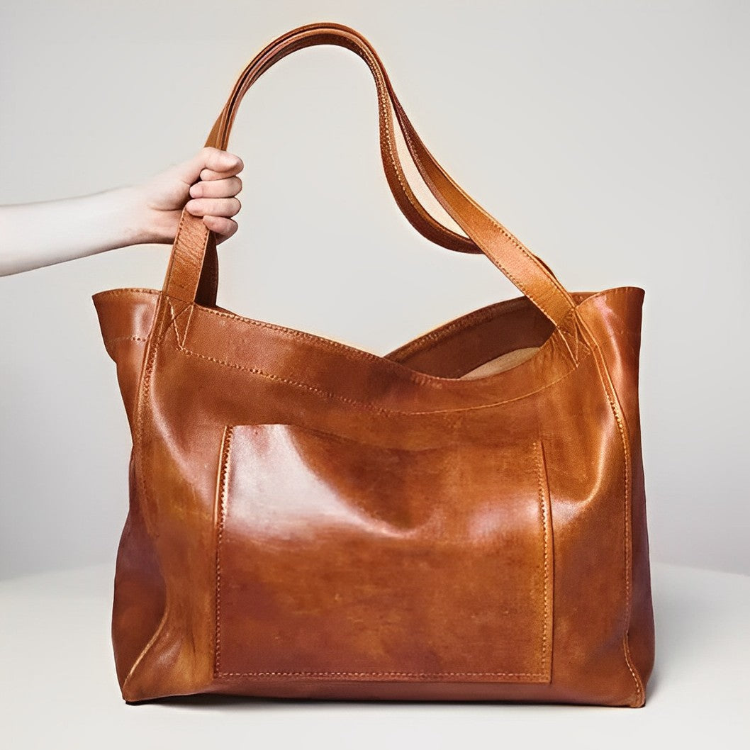 Borsa a tracolla in pelle vintage Aurora's Charm
