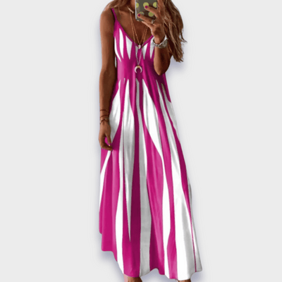 Adriana | Abito Lungo Casual Elegante in Tessuto Premium per Un Look Sofisticato