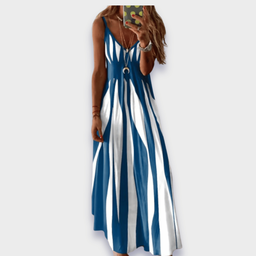 Adriana | Abito Lungo Casual Elegante in Tessuto Premium per Un Look Sofisticato