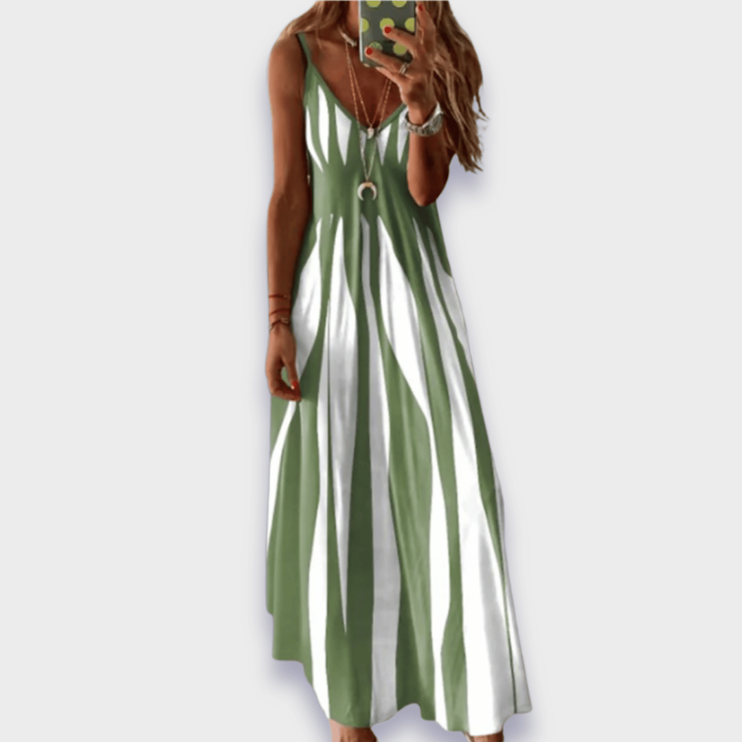 Adriana | Abito Lungo Casual Elegante in Tessuto Premium per Un Look Sofisticato