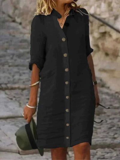 Arielle - Vestito midi elegante in cotone