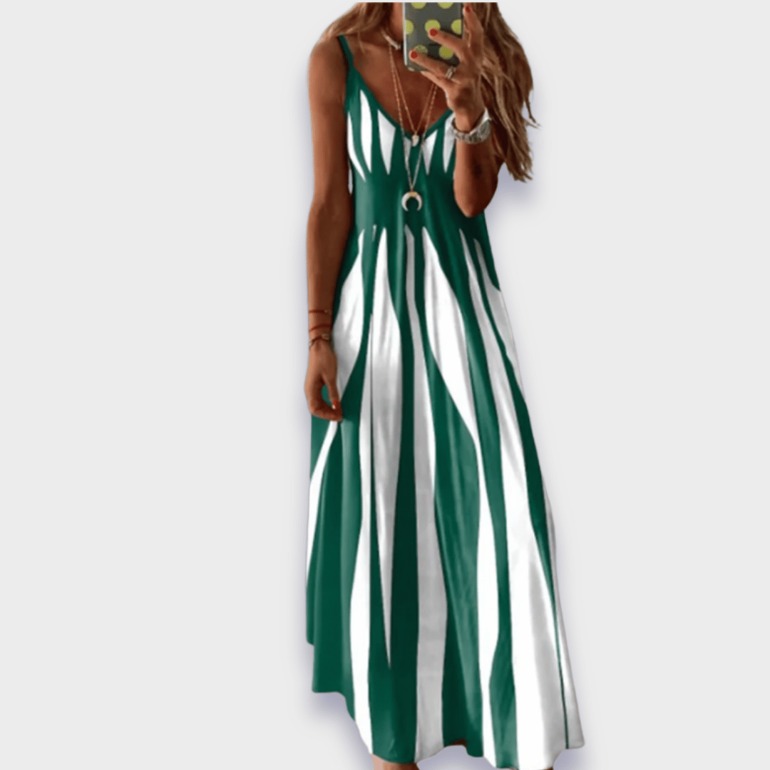 Adriana | Abito Lungo Casual Elegante in Tessuto Premium per Un Look Sofisticato