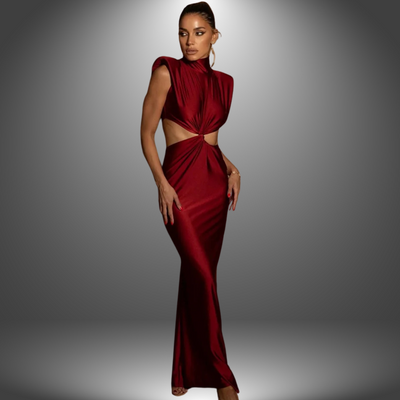 Valentina | Abito Lungo Artigianale Elegante da Donna