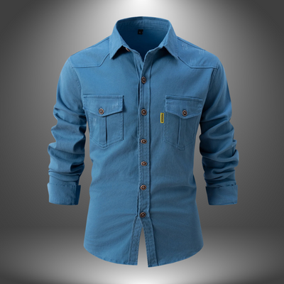 Carlo | Camicia Elegante a Maniche Lunghe per Stile e Comfort
