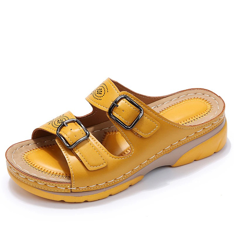 Lorna | Sandali Ortopedici in Pelle Comfort