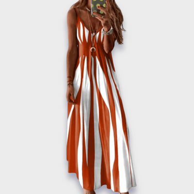Adriana | Abito Lungo Casual Elegante in Tessuto Premium per Un Look Sofisticato