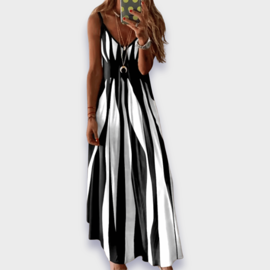 Adriana | Abito Lungo Casual Elegante in Tessuto Premium per Un Look Sofisticato