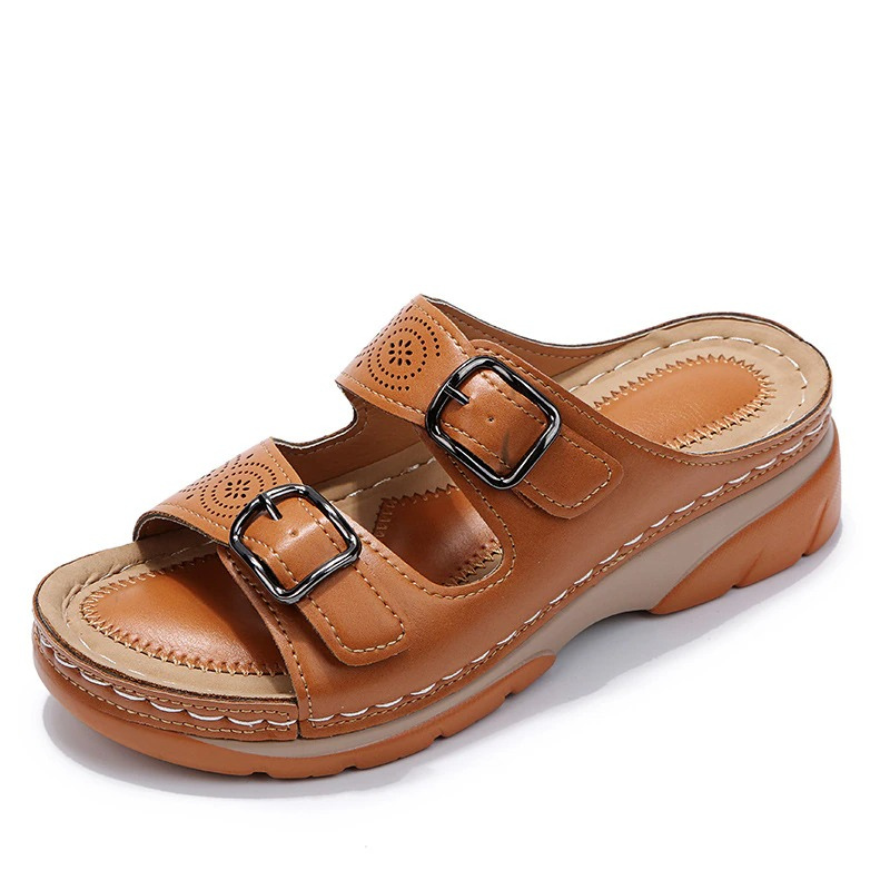 Lorna | Sandali Ortopedici in Pelle Comfort