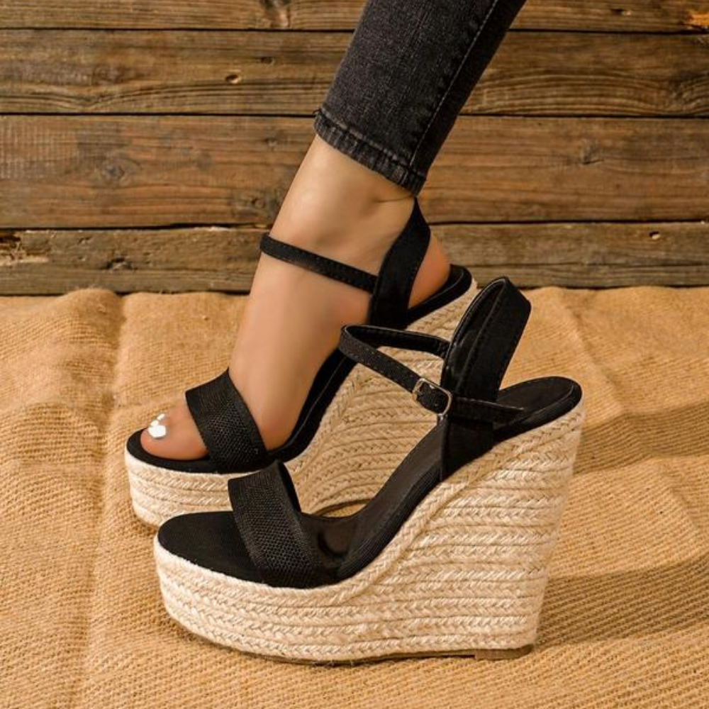 Chiara | Sandali Espadrillas da Donna Capri con Zeppa