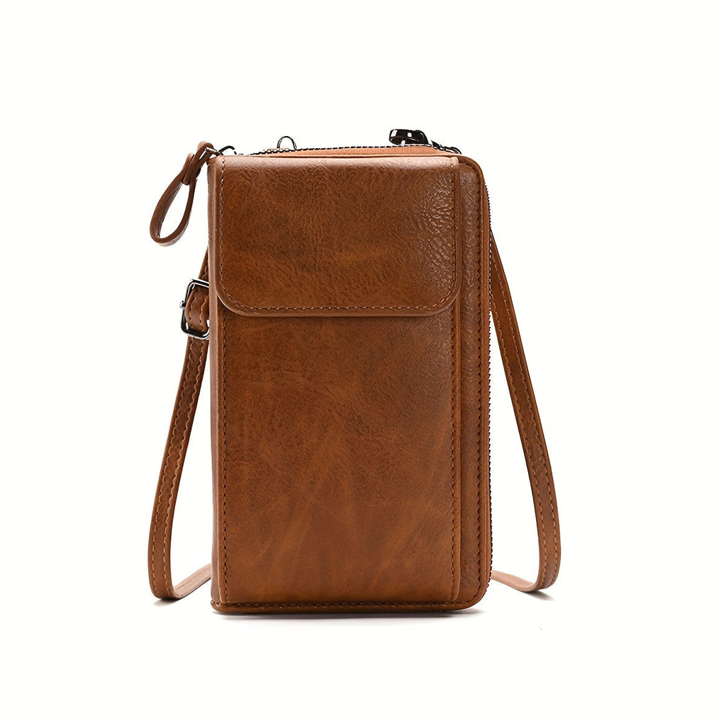 Borsa chic compatta in pelle di Nicole