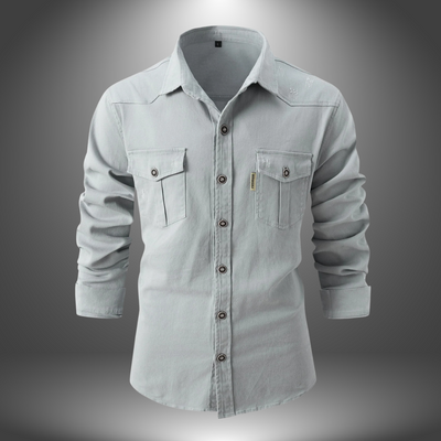 Carlo | Camicia Elegante a Maniche Lunghe per Stile e Comfort