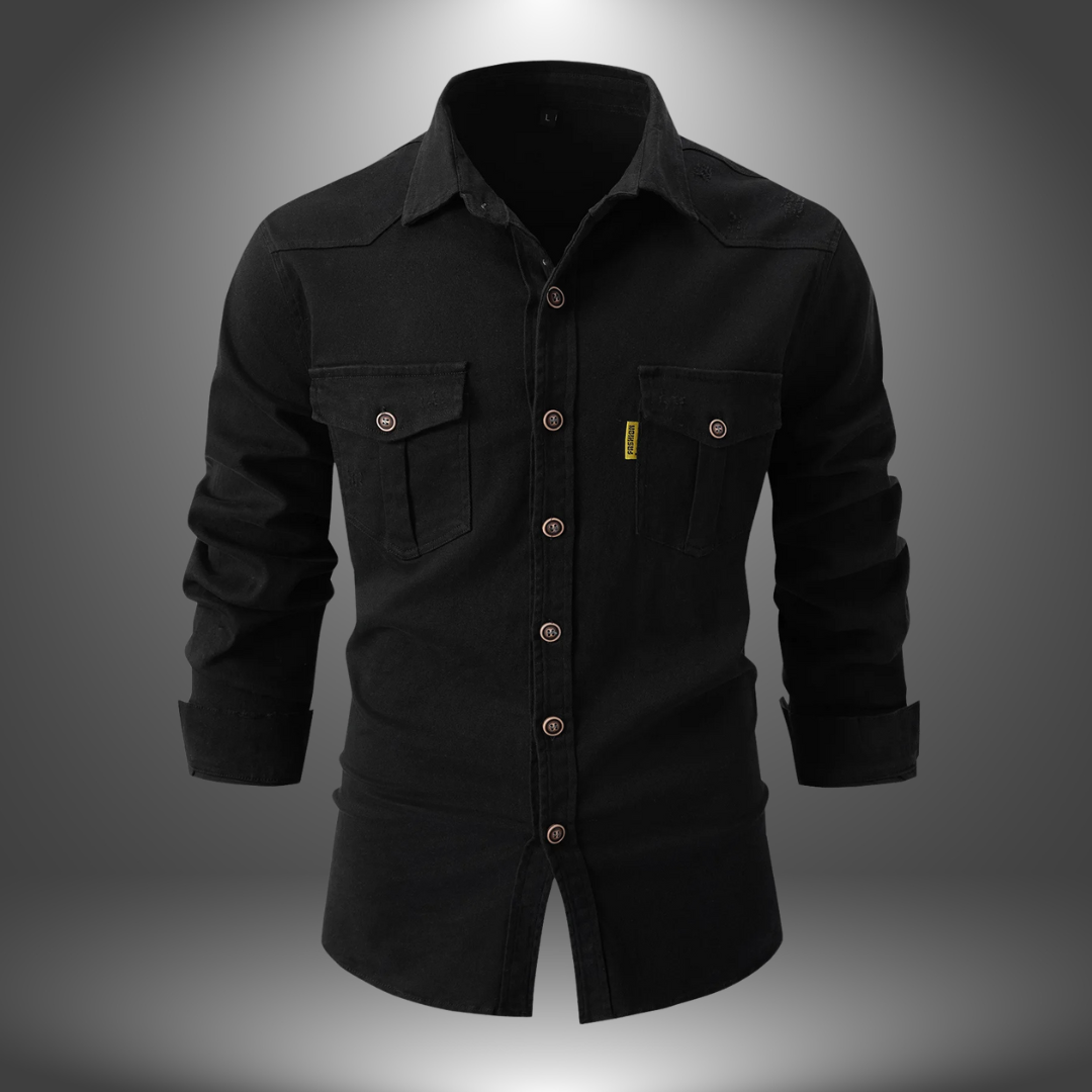 Carlo | Camicia Elegante a Maniche Lunghe per Stile e Comfort