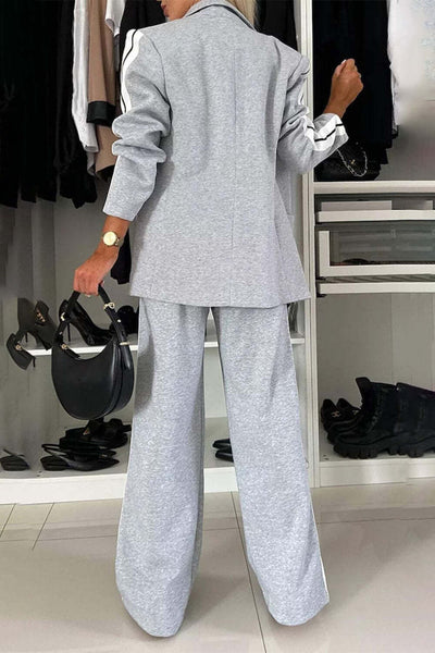 Mara | Set Completo Con Collo A Contrasto