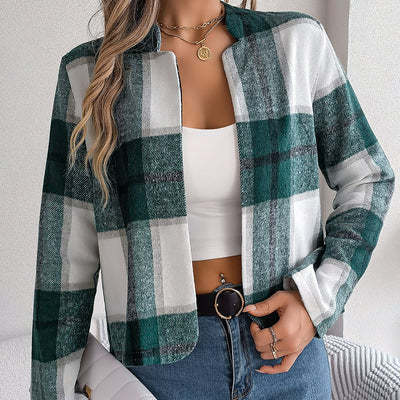 Vittora | Set Autunnale a Quadri con Maniche Lunghe