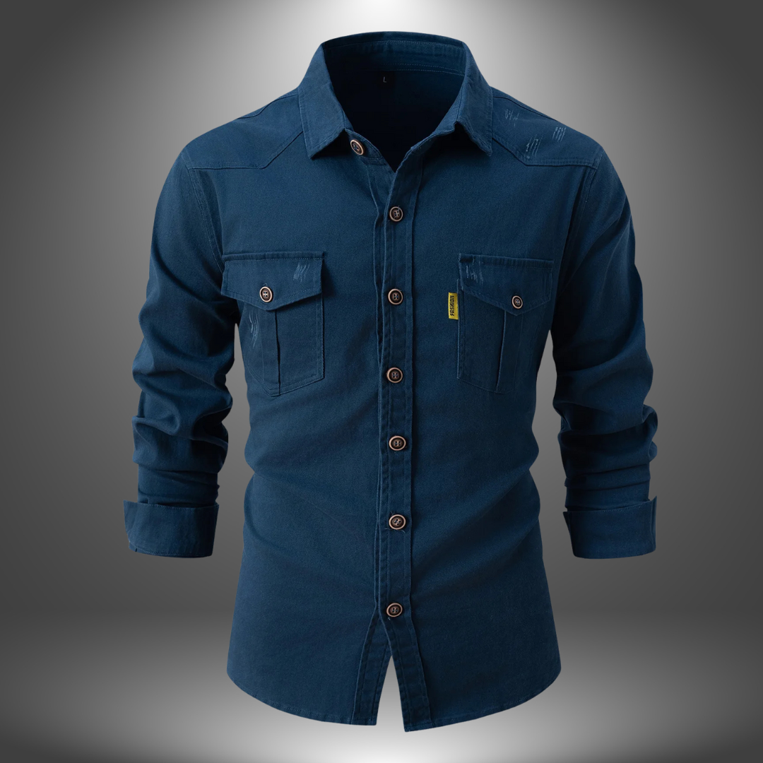 Carlo | Camicia Elegante a Maniche Lunghe per Stile e Comfort
