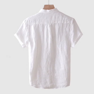 Vallini | Camicia in Lino Toscano da Uomo per Eleganza Naturale