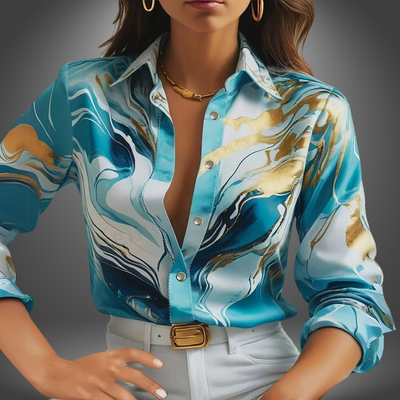 Alessia | Camicia Casual Artigianale da Donna