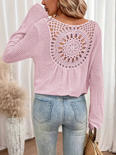 Maya | Top Manica Lunga Elegante