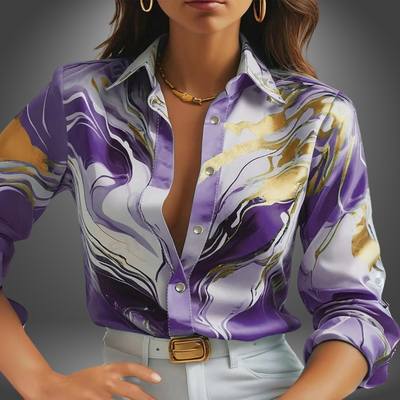 Alessia | Camicia Casual Artigianale da Donna