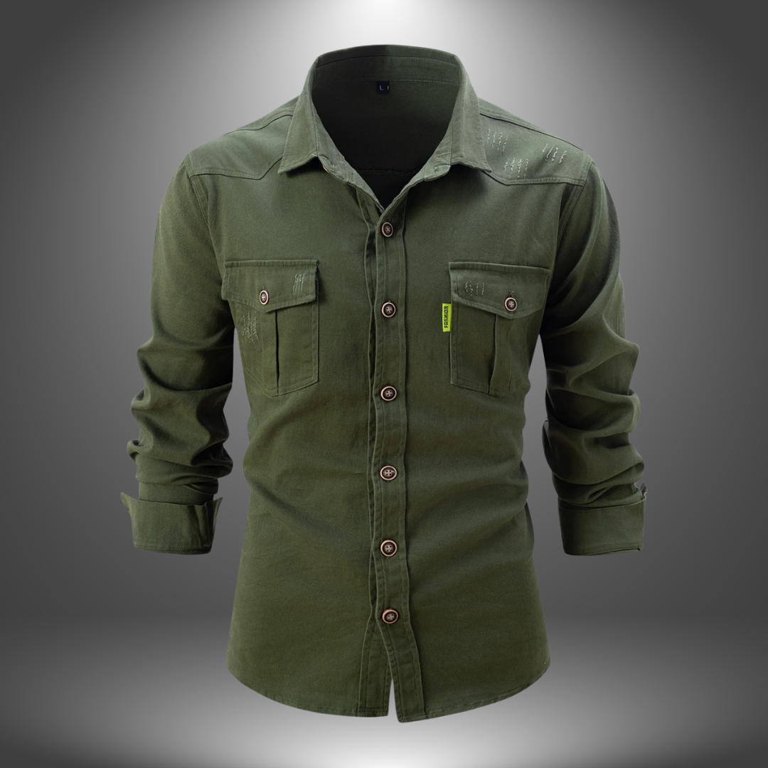 Carlo | Camicia Elegante a Maniche Lunghe per Stile e Comfort