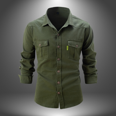 Carlo | Camicia Elegante a Maniche Lunghe per Stile e Comfort