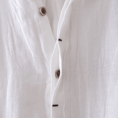 Vallini | Camicia in Lino Toscano da Uomo per Eleganza Naturale
