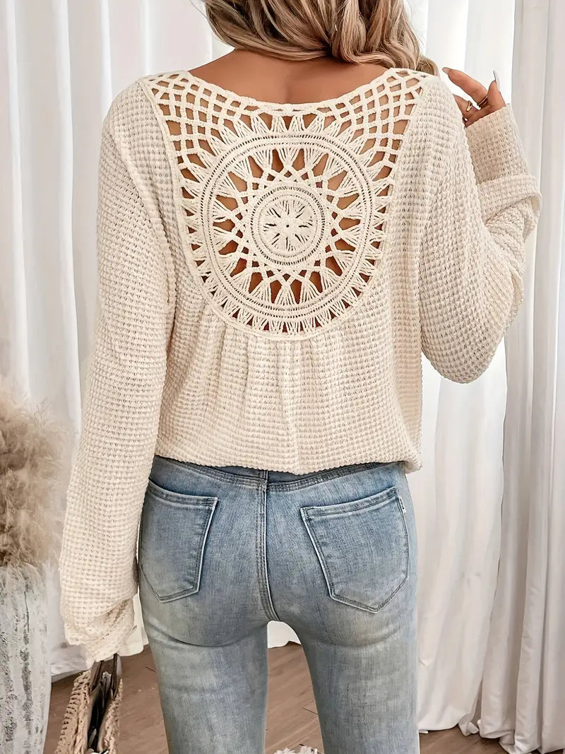 Maya | Top Manica Lunga Elegante