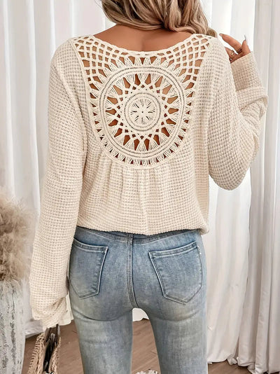 Maya | Top Manica Lunga Elegante