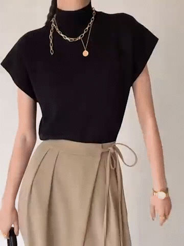 Elisa | Gilet Maglia Morbida Effetto Lana per Look Chic e Comodi