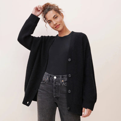 Emilia | Cardigan Oversize Elegante per Autunno e Inverno