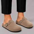 Riccardo | Clogs Uomo in Camoscio Beige dal Design Minimal