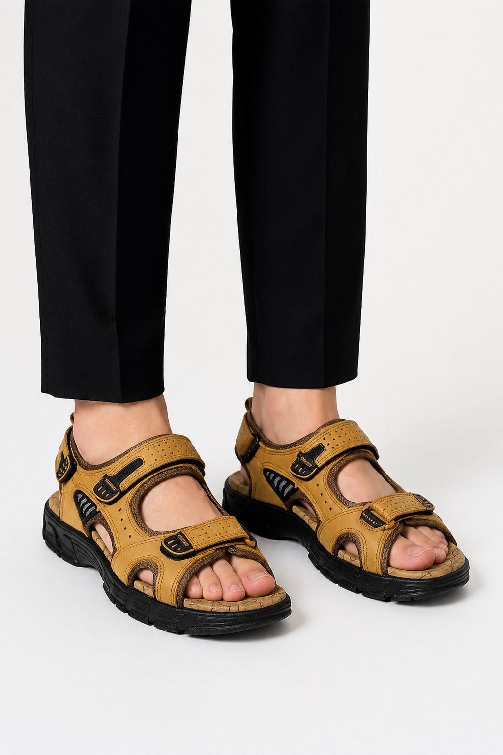 Matteo | Sandali Comfort da Uomo con Plantare Anatomico