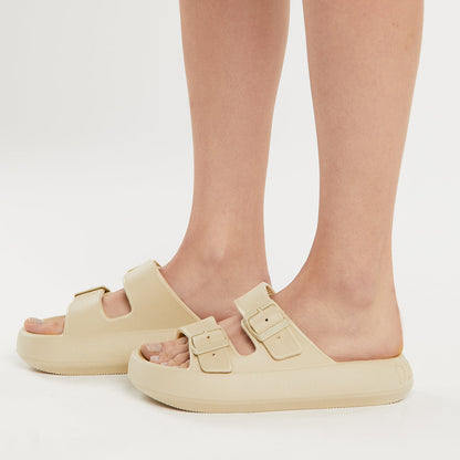 Lorenzo | Sandali Comfy Beige dal Design Essenziale