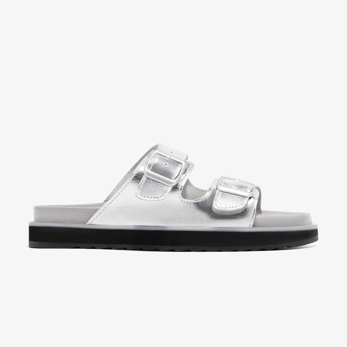 Alessia | Sandali Nordic con Fibbia Argento