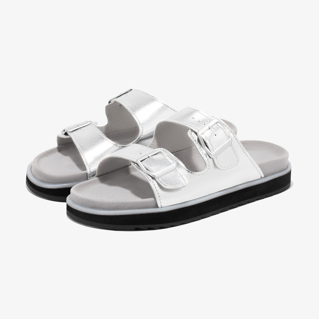 Alessia | Sandali Nordic con Fibbia Argento