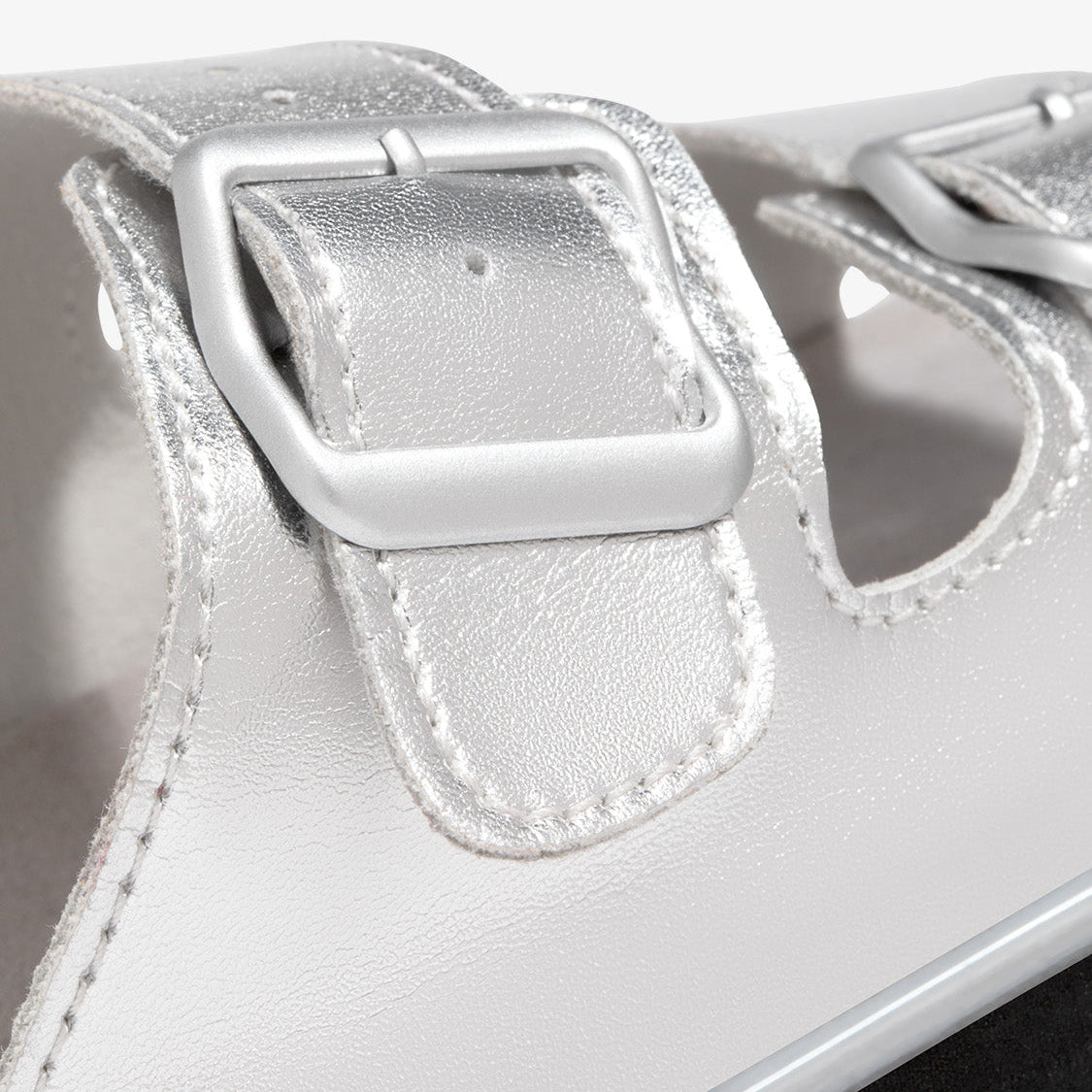 Alessia | Sandali Nordic con Fibbia Argento